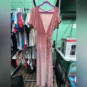 Size small Baltic, born velvet pink dress